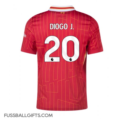 Liverpool Diogo Jota #20 Fußballbekleidung Heimtrikot 2024-25 Kurzarm